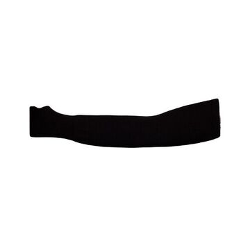 Double-Layer Fire and Cut-Resistant Sleeve, 2XS, 22 in lg, Protex® Fiber, Black, Tapered Kint