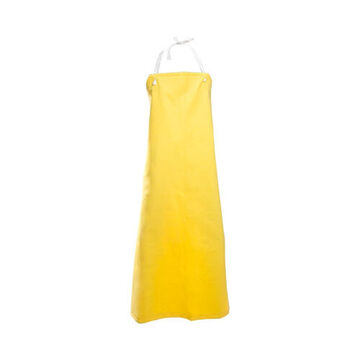 Heavy Duty Flame Resistant Apron, 36 x 48 in, Yellow, PVC/Polyester