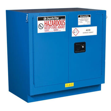 Flammable Safety Cabinet, 22 gal, 35 in ht, 35 in wd, 22 in dp, 18 ga Steel