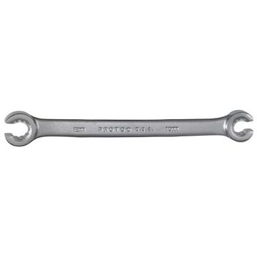Corrosion Resistant Flare Nut Wrench, 10 x 12 mm, Double Box End, 12 Points, 6-15/16 in lg, 0 deg