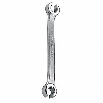 Corrosion Resistant Flare Nut Wrench, 13 x 14 mm, Double Box End, 6 Points, 7-9/16 in lg, 15 deg