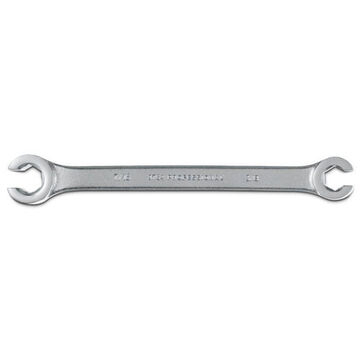 Corrosion Resistant Flare Nut Wrench, 3/8 x 7/16 in, Double Box End, 6 Points, 6-1/4 in lg, 15 deg