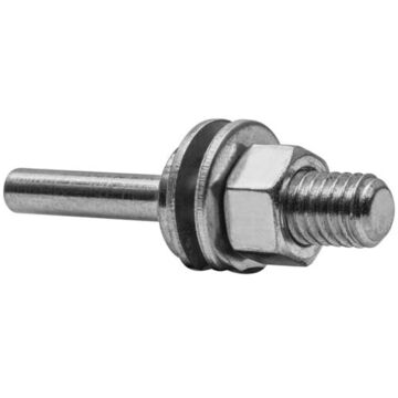 Flush Mandrel, 1/4, 3/8 in Arbor/Shank, 1/4 in Shank