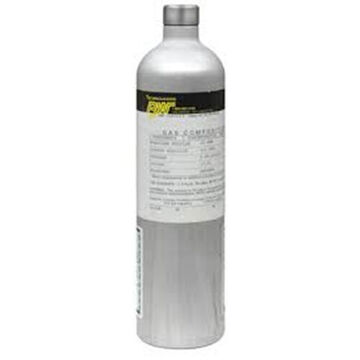 Calibration Gas Cylinder, 58 l, 3-1/2 in Dia, 14-1/2 in ht Cylinder, 500 psi