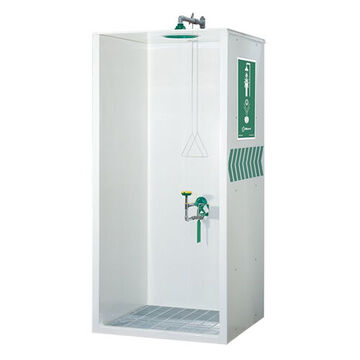 General Purpose Eyewash Station, White, 40-1/2 in wd, 38-1/2 in dp