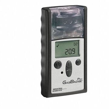 Single Gas Detector, Chlorine, 0 to 100 ppm, Audible, Visual and Vibrating, Lithium lon