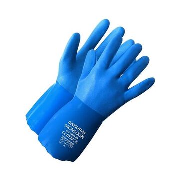 Triple-dipped General Purpose Gloves, Pvc Palm, Gauntlet