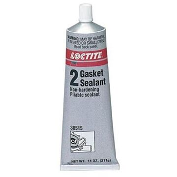 Gasket Sealant, Tube, 7 oz Container, Paste or Gel, Black