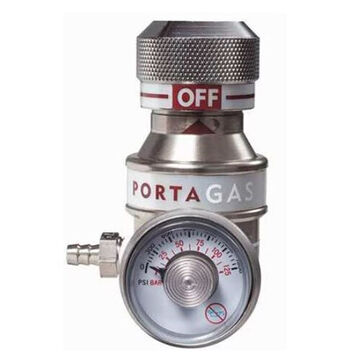 Gas Regulator, 0.5 lpm, Stainless Steel, C-10