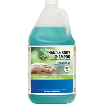 Shampooing Mains et Corps, 4 l, Carafe, Liquide, Floral, Bleu-Vert