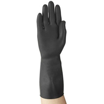 Gants résistants, noir, caoutchouc naturel