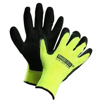 Winter, Work Gloves, No. 9, Black, Nylon Liner