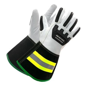 Delta Force Lined Goat Gloves, XL, Cowsplit Palm