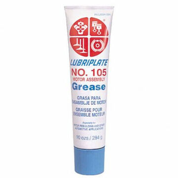 Graisse à usage général, tube, contenant de 10 oz, solide, blanc cassé, 170 deg F