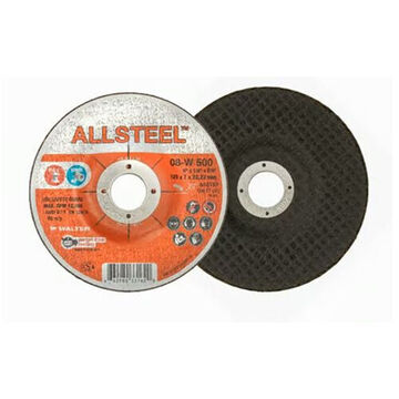 Aggressive Grinding Wheel, 4-1/2 in dia, 1/4 in thk, 7/8 in Arbor/Shank, 30 Grit, Aluminum Oxide Abrasive