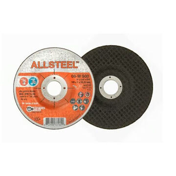 Aggressive Grinding Wheel, 5 in dia, 1/8 in thk, 7/8 in Arbor/Shank, 30 Grit, Aluminum Oxide Abrasive