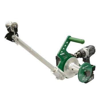 Handheld Puller, 1/2 - 4 in Conduit, 1, 000 lb, 20 V, Aluminum/Steel, #14 - 1/0 Cable Size
