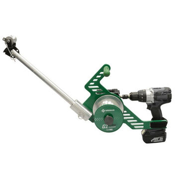 Handheld Puller, 1/2 - 4 in Conduit, 1, 000 lb, 20 V, Aluminum/Steel, #14 - 1/0 Cable Size