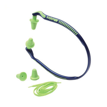 Protecteur auditif réutilisable à bandes, 25 db, cloche, vert, M
