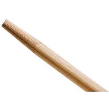 Tapered Handle, 1-1/8 in dia, 54 in lg, Wood