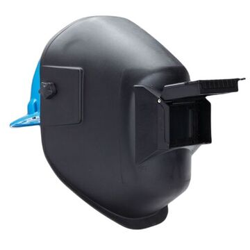 Thermoplastic Welding Helmet, Polycarbonate, Black, 2 x 4.25 in