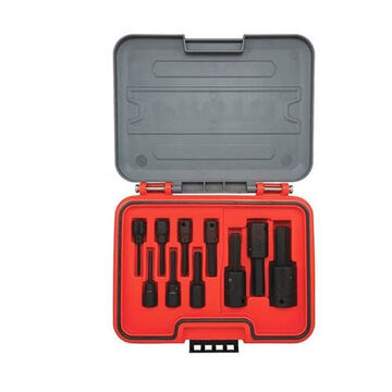 Hex Bit Set, 10 Pieces, Steel, Black Oxide