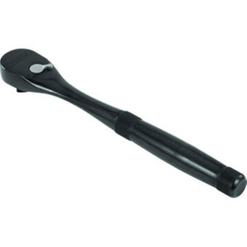 Non-Insulated Hand Ratchet, Black Oxide, 3/8 in Drive, 8-1/2 in lg, 45 Geared Teeth, Pear