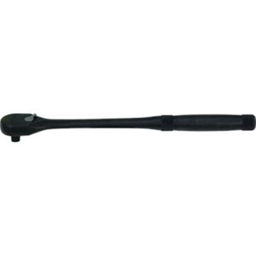 Non-Insulated Hand Ratchet, Black Oxide, 3/8 in Drive, 11 in lg, 45 Geared Teeth, Pear