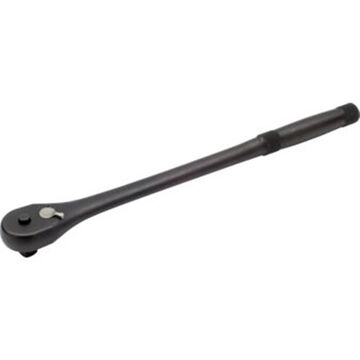 Non-Insulated Hand Ratchet, Black Oxide, 1/2 in Drive, 10-1/2 in lg, 45 Geared Teeth, Quick-Release
