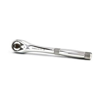 Non-Insulated Hand Ratchet, Full Polish, 1/2 in Drive, 10-1/2 in lg, 45 Geared Teeth, Quick-Release