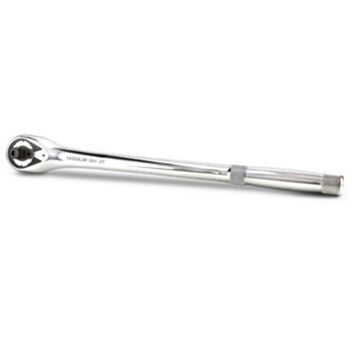Non-Insulated Hand Ratchet, Full Polish, 1/2 in Drive, 15 in lg, 45 Geared Teeth, Quick-Release