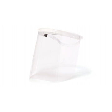 Medical Hardhat, Face Shield, Clear, Polycarbonate Visor