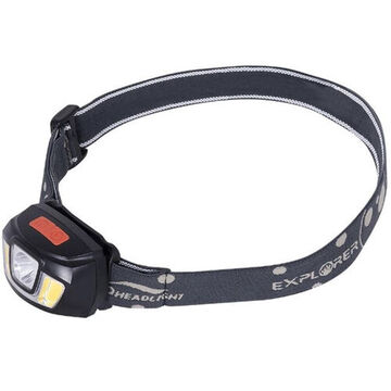 Head Lamp Rechargeable, Cob, Abs, 250