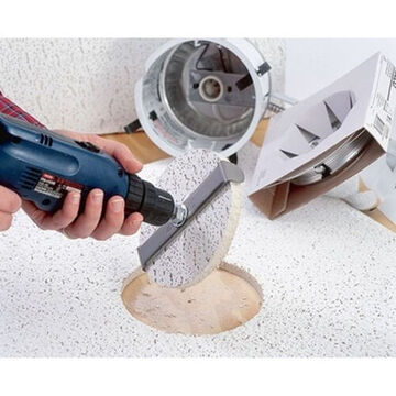 Adustable recessed Cutter Hole Saw, 2-1/2 to 7 in dia, Carbide-tipped Cutting Edge