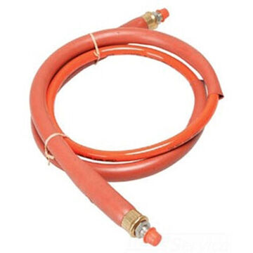 Non Conductive, High Pressure Hose Assembly, 1/4 in NPT Male x Quick-Disconnect, 6 ft lg, 10000 psi