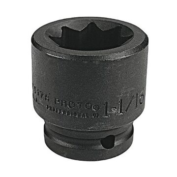 Standard Length Impact Socket, 1-5/16 in Socket, 3/4 in Drive, 2-3/8 in lg, Alloy Steel