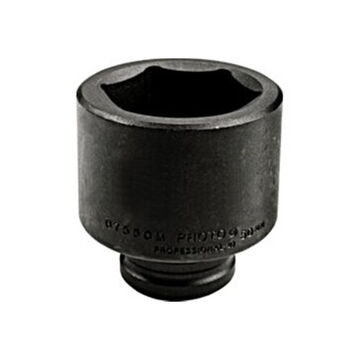 Standard Length Impact Socket, 25 mm Socket, 3/4 in Drive, 2 in lg, Alloy Steel