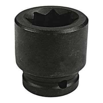 Standard Length Impact Socket, 27 mm Socket, 3/4 in Drive, 2-1/8 in lg, Alloy Steel
