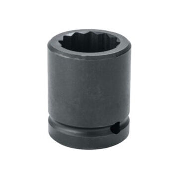 Standard Length Impact Socket, 28 mm Socket, 3/4 in Drive, 2-1/8 in lg, Alloy Steel