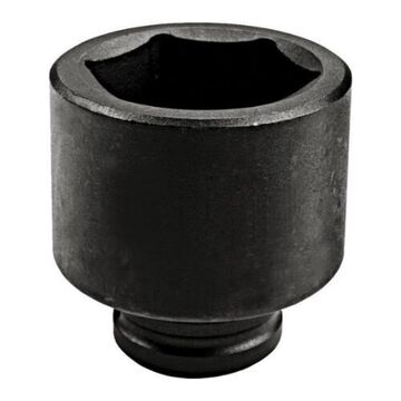 Standard Length Impact Socket, 28 mm Socket, 3/4 in Drive, 52.3 mm lg, Alloy Steel