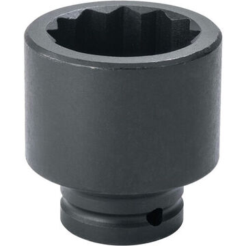 Standard Length Impact Socket, 30 mm Socket, 3/4 in Drive, 2-1/8 in lg, Alloy Steel