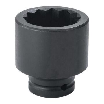 Standard Length Impact Socket, 33 mm Socket, 3/4 in Drive, 2-1/8 in lg, Alloy Steel