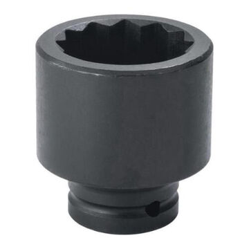 Standard Length Impact Socket, 34 mm Socket, 3/4 in Drive, 2-1/8 in lg, Alloy Steel