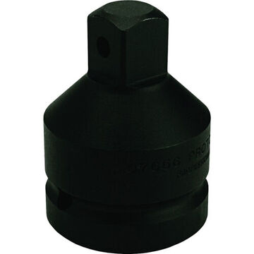 Impact Drive Adapter, Square, 3/4 in Female Input, 1 in Male Output Drive, 2-1/2 in lg