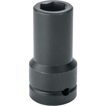 Deep Length Impact Socket, 30 mm Socket, 1 in Drive, 4 in lg, Alloy Steel