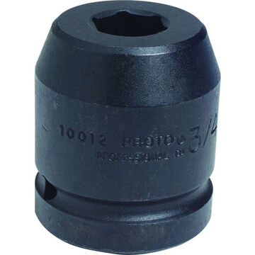 Standard Length Impact Socket, 2-9/16 in Socket, 1 in Drive, 3-1/2 in lg, Alloy Steel