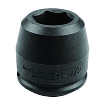 Standard Length Impact Socket, 2-1/4 in Socket, 1-1/2 in Drive, 3-3/4 in lg, Alloy Steel