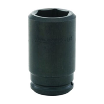 Deep Length Impact Socket, 2-3/8 in Socket, 1-1/2 in Drive, 5-7/8 in lg, Alloy Steel