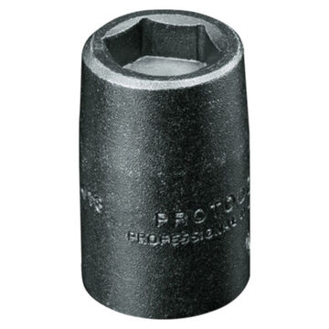 Standard Length Impact Socket, 1/4 in Socket, 1/4 in Drive, 7/8 in lg, Alloy Steel