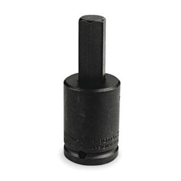 Standard Length Impact Socket Bit Driver, 3/4 in Drive, 5-13/64 in lg, Forged Alloy Steel